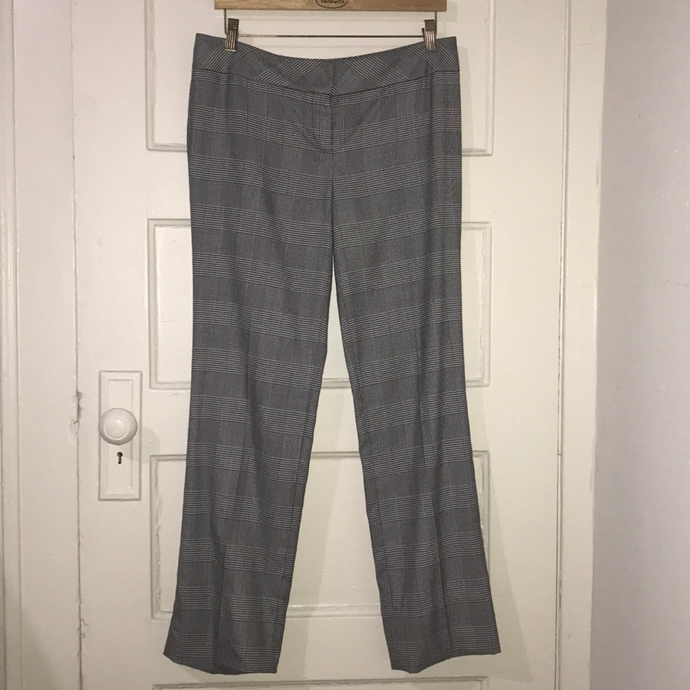 Flat Front Plaid Nine West Dress Pants Sz 4